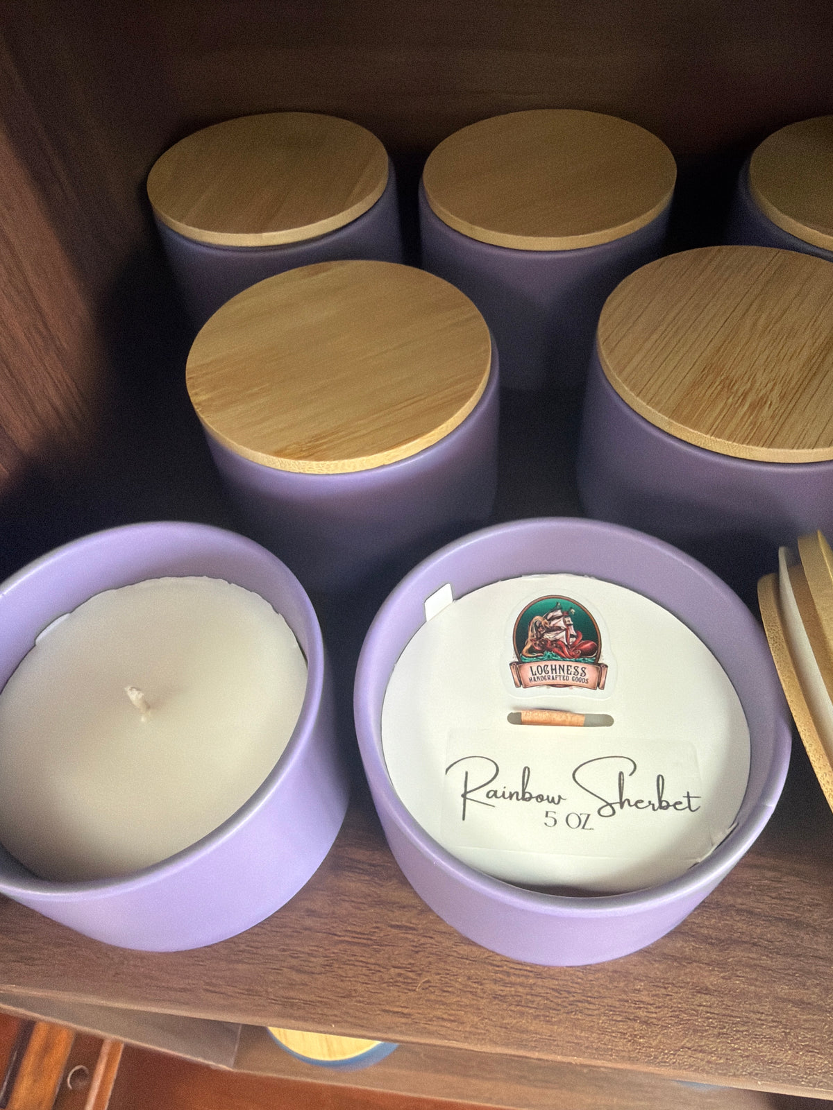 Candle: Rainbow Sherbet