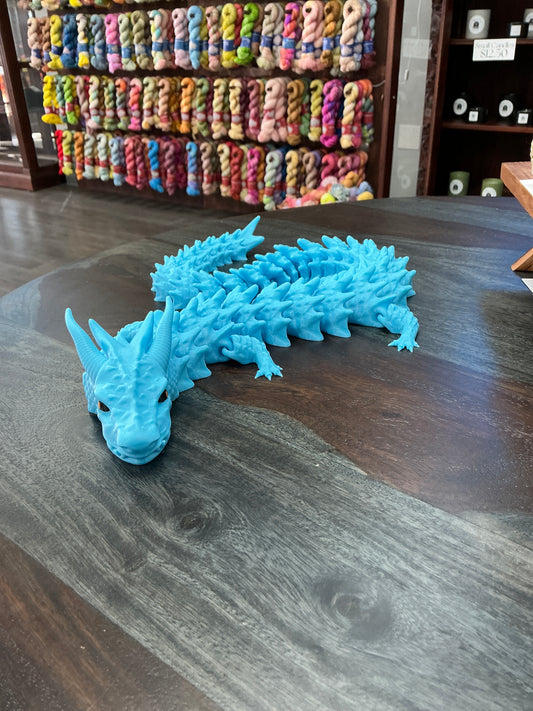 3-D Printed Glow-In-The-Dark Dragon