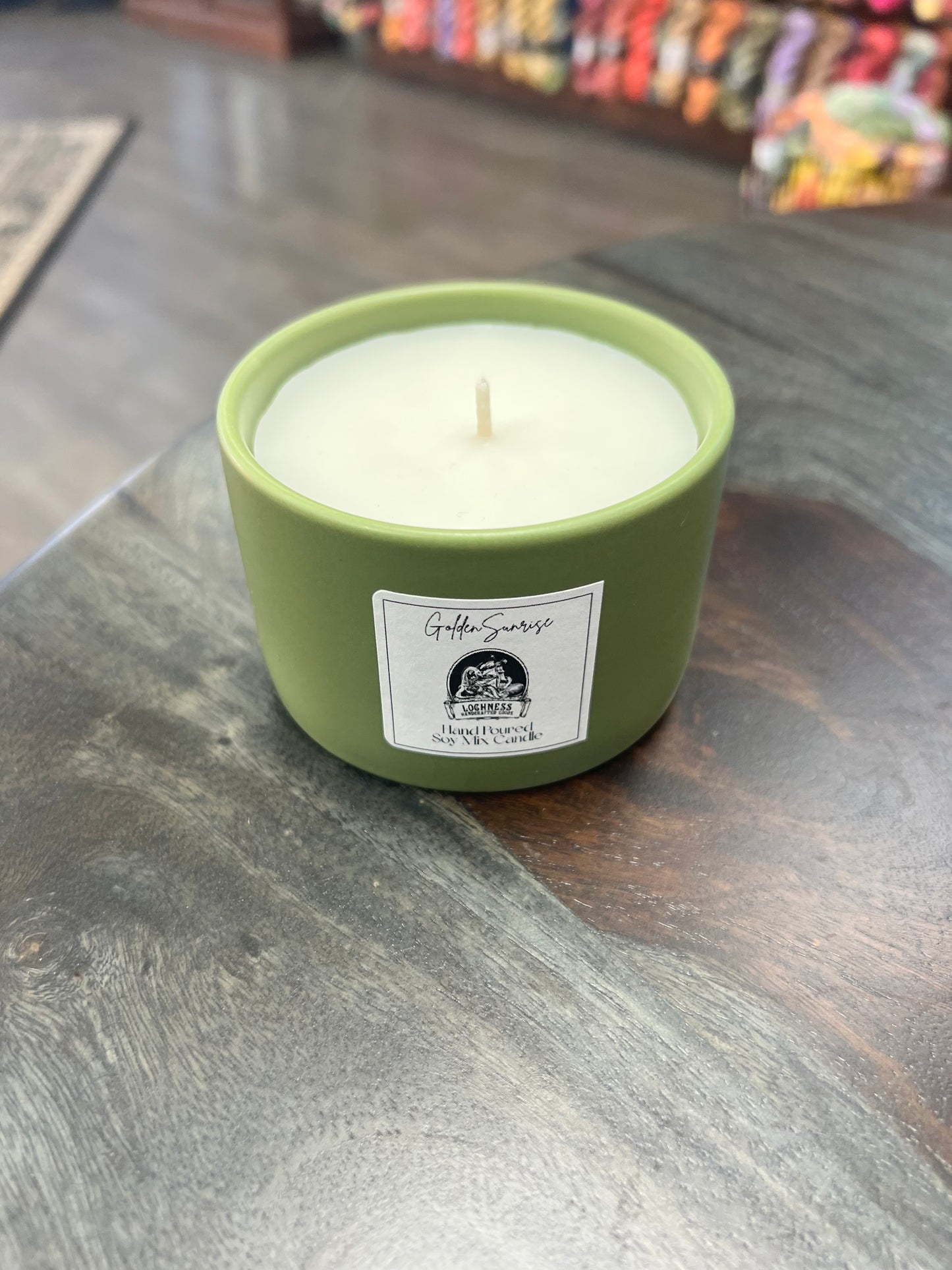 Golden Sunrise Candle