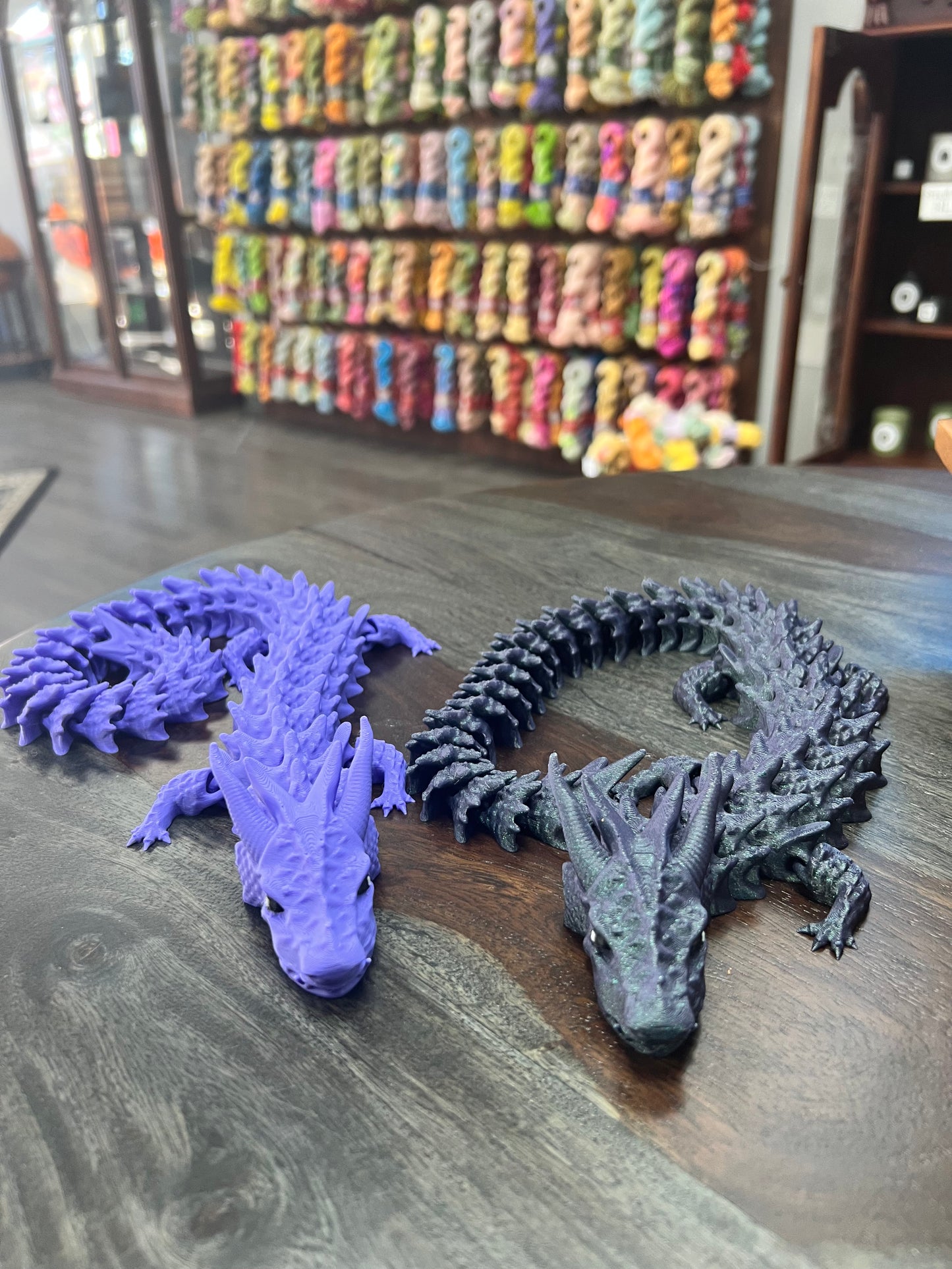 3-D Printed Purple Dragon