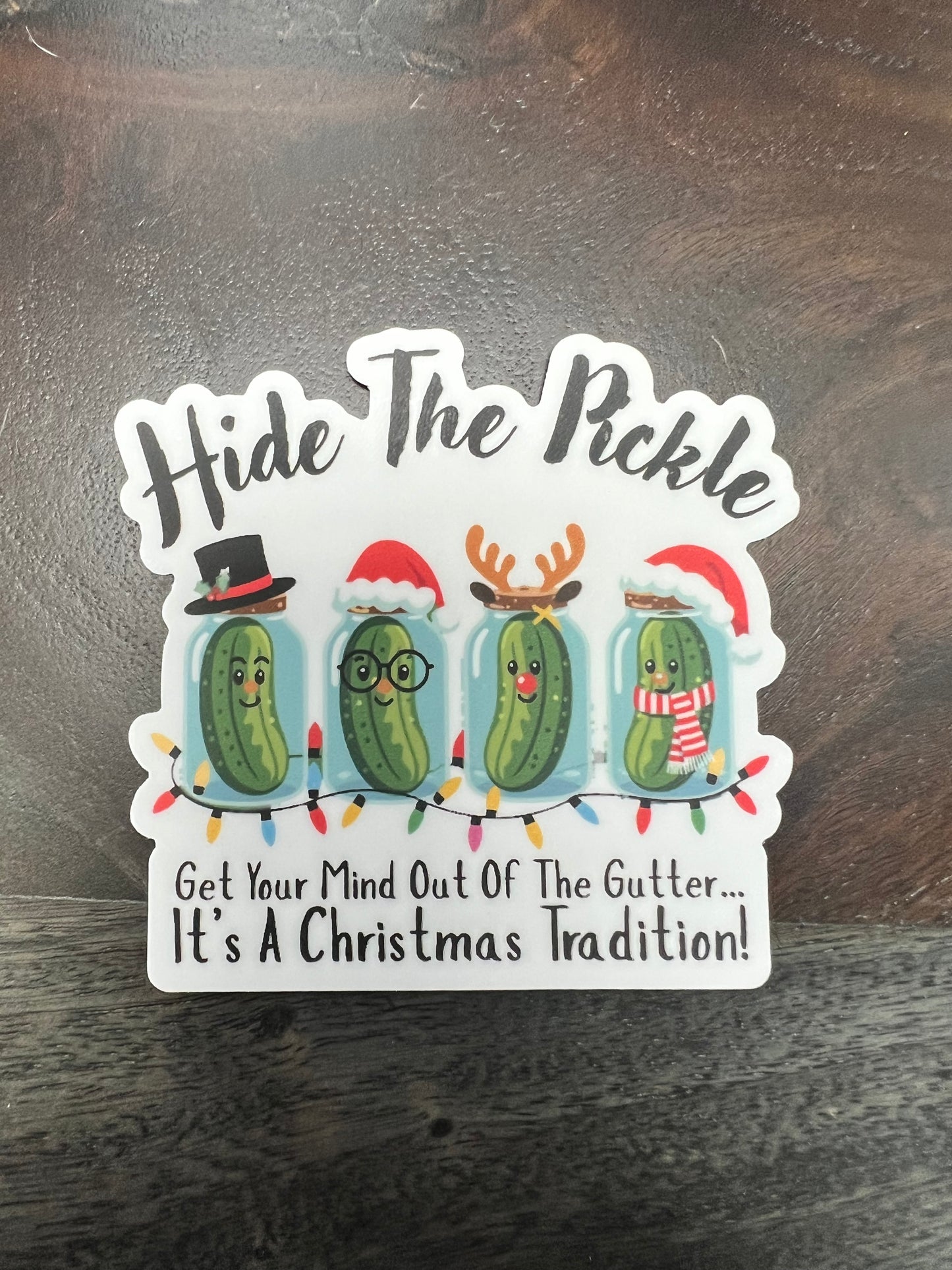 Sticker: Holiyay Hide the Pickle