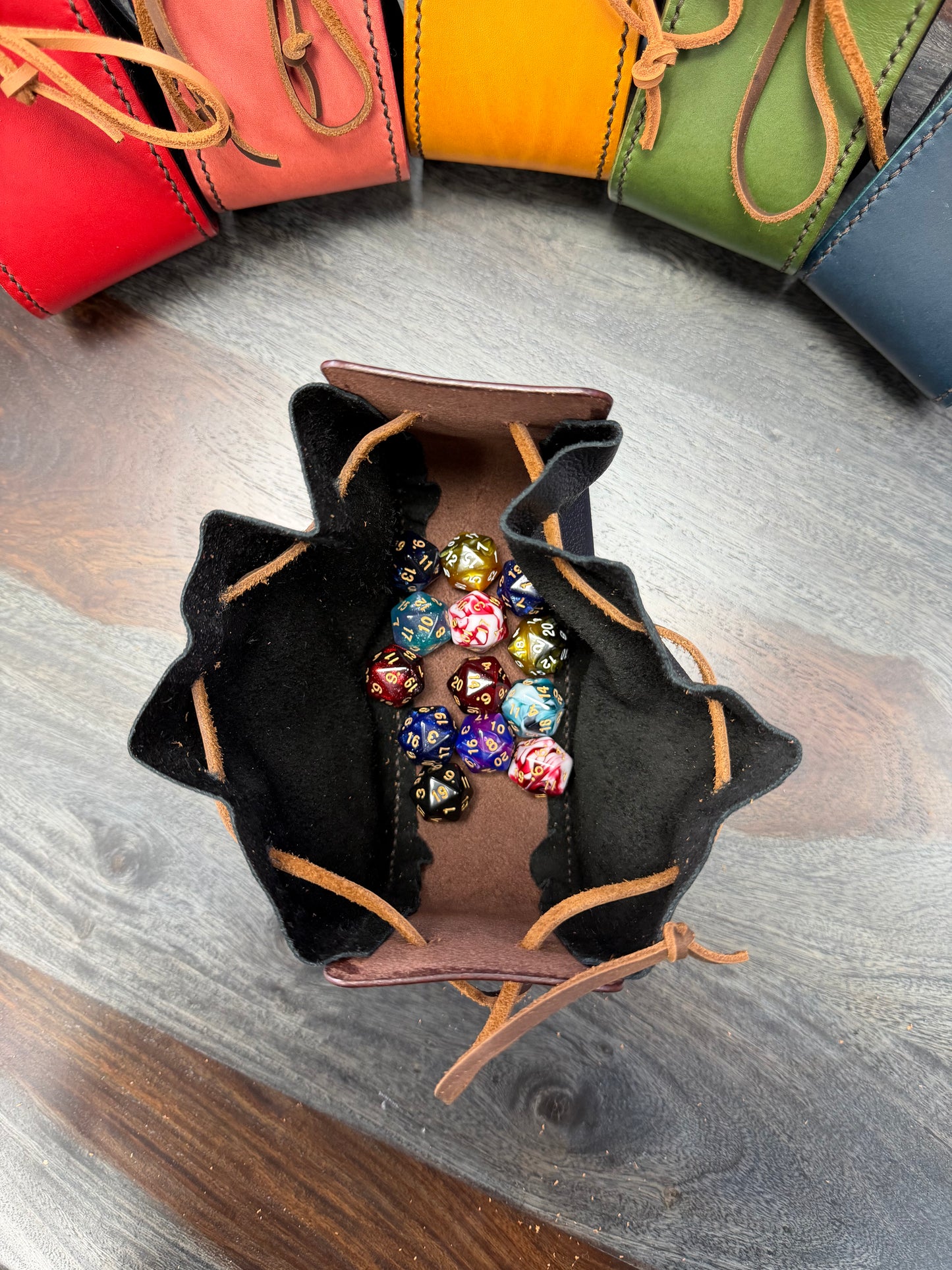 Leather Dice Bag - Bag of Holding
