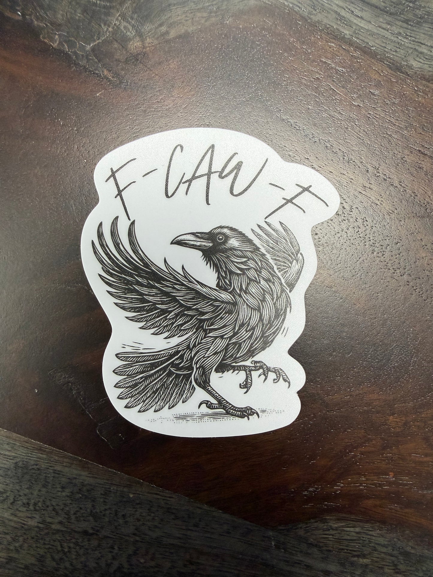 Sticker: F-Caw-F
