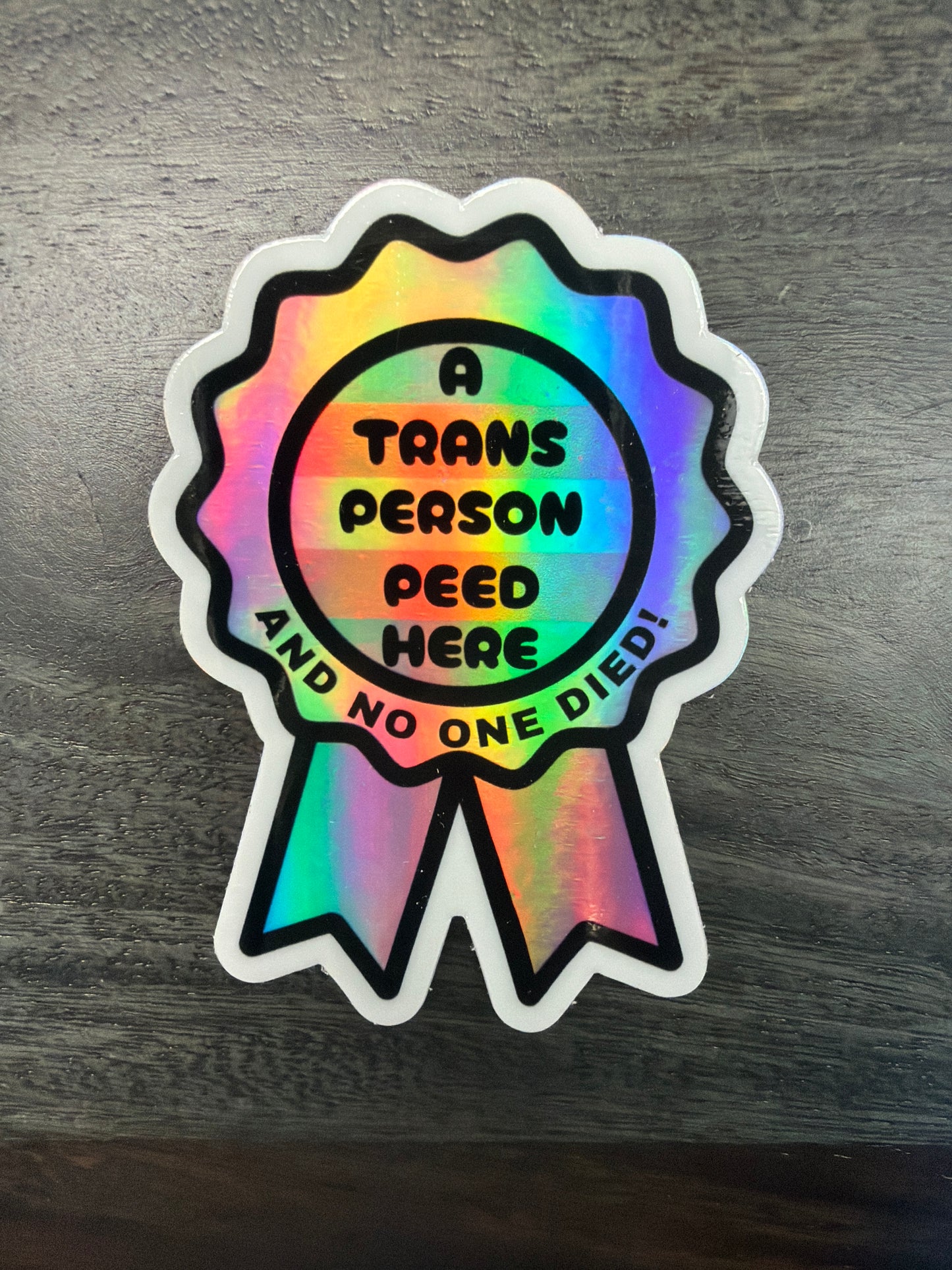 Sticker: Trans Bathroom