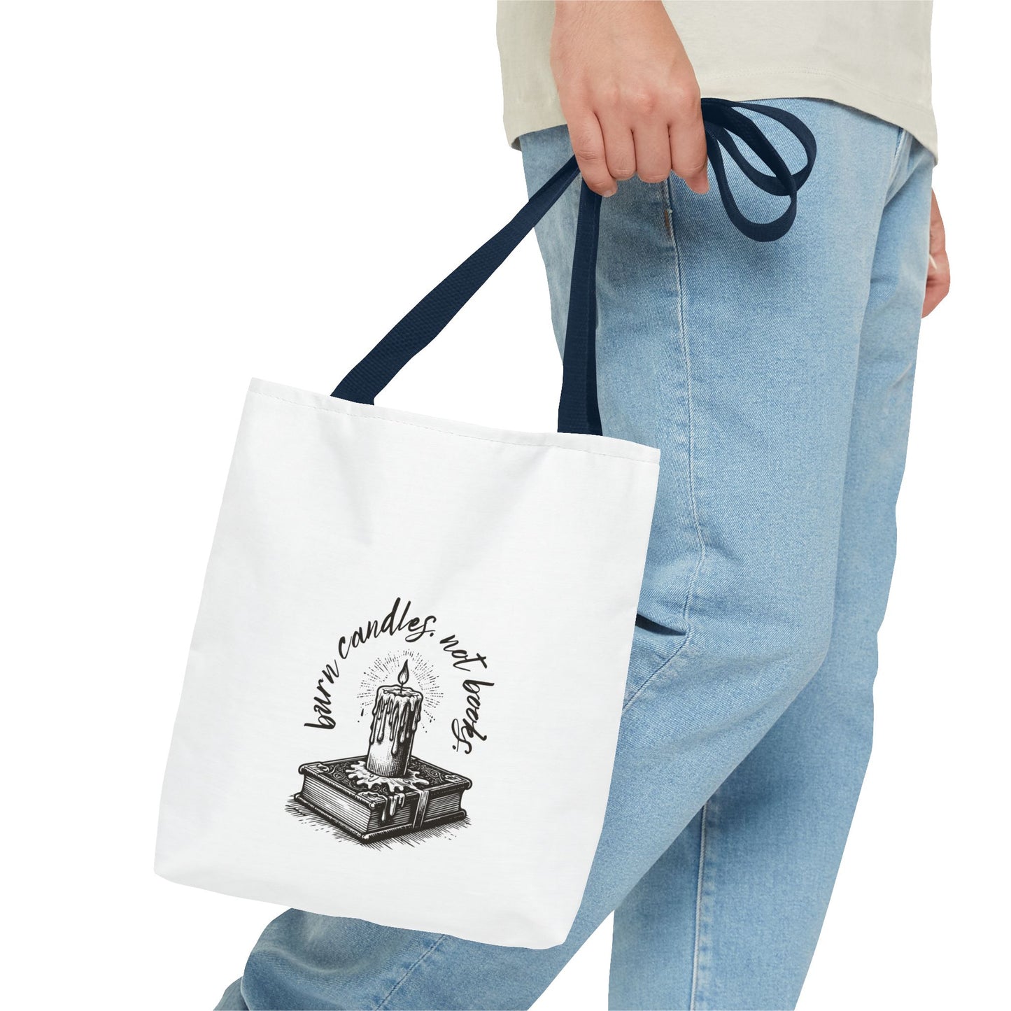 Tote Bag - Burn Candles, Not Books