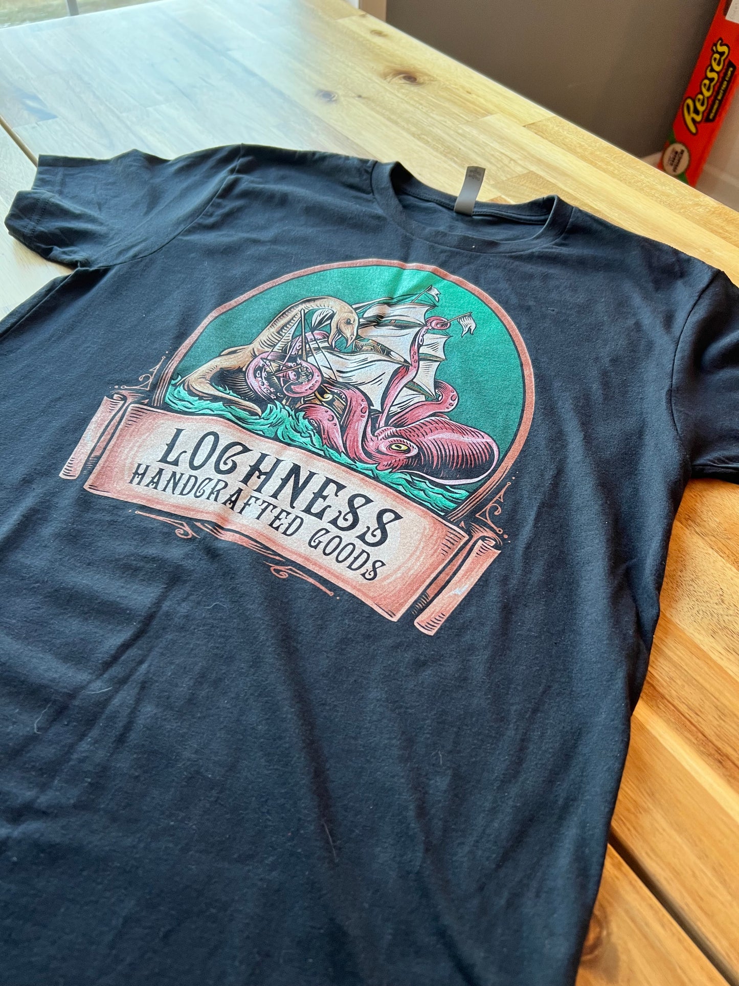 Black TShirt with Monster Logo