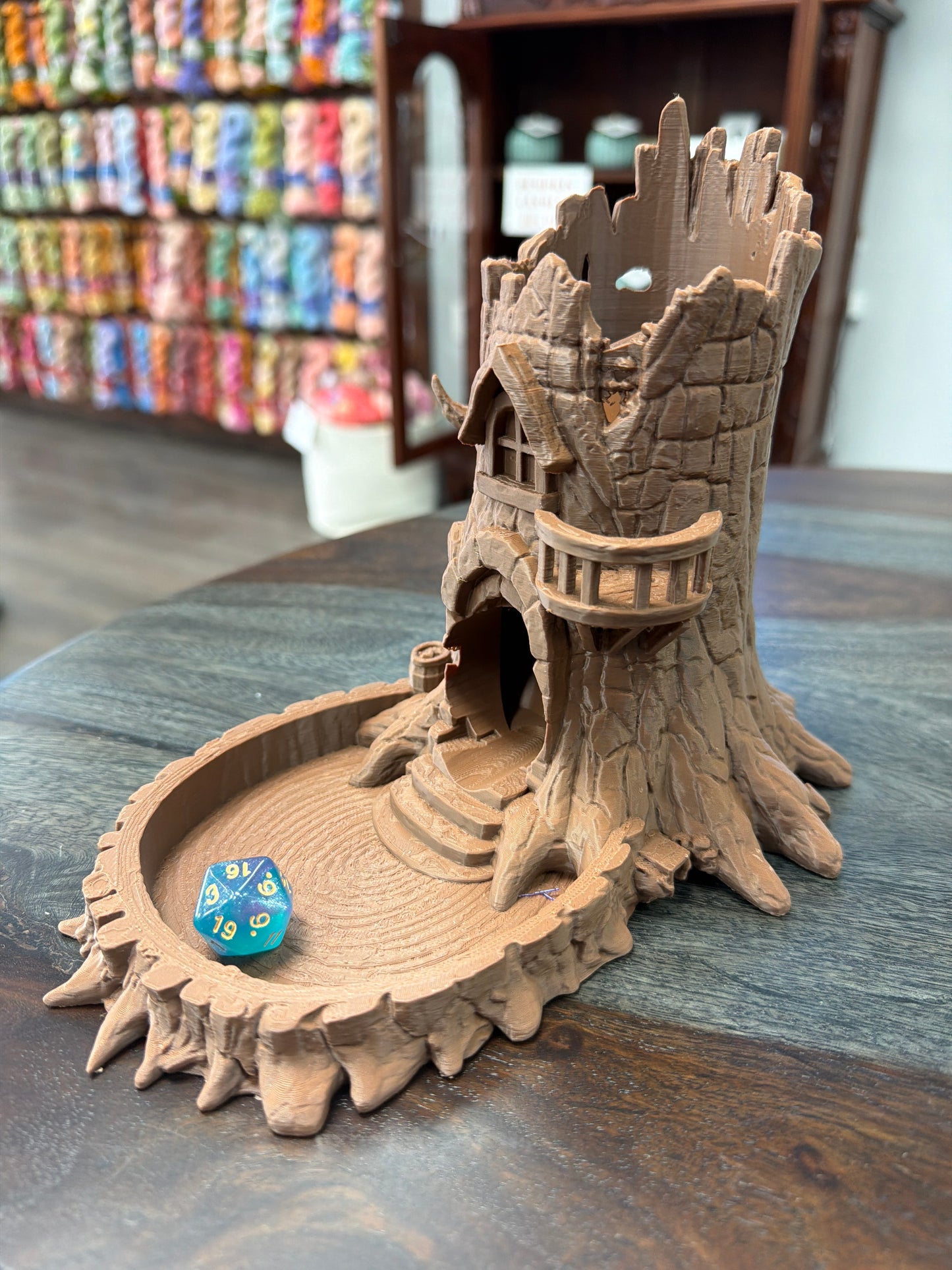 Dice Tower: Elf Tree Stump
