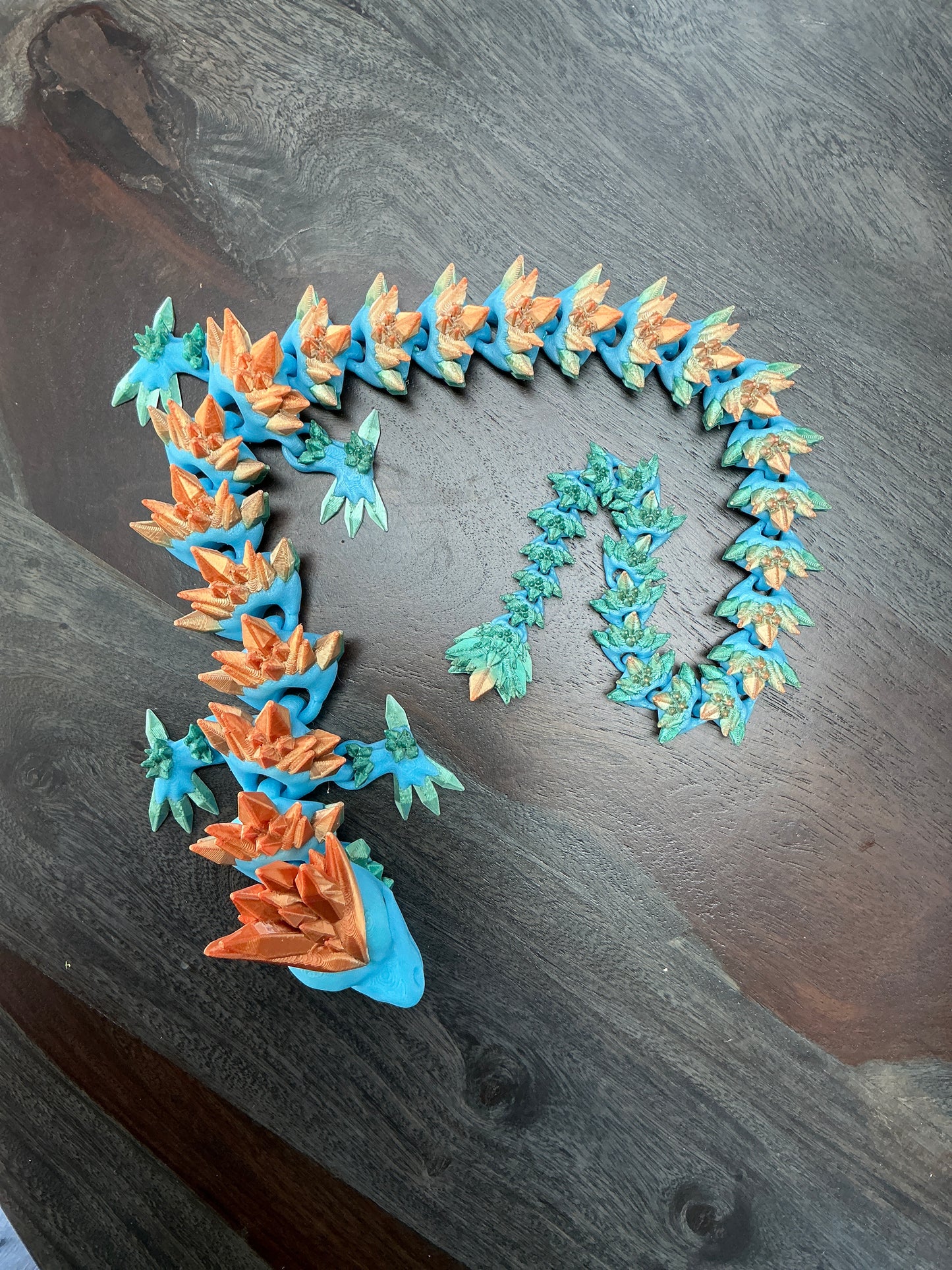3-D Printed Glow-In-The-Dark Dragon