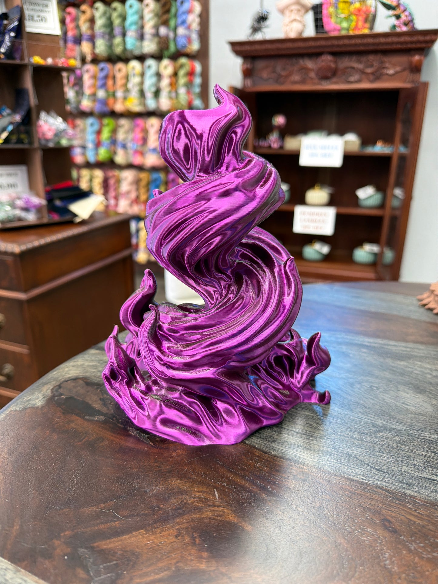 Dice Tower: Villain Flame in Green-Purple Shift