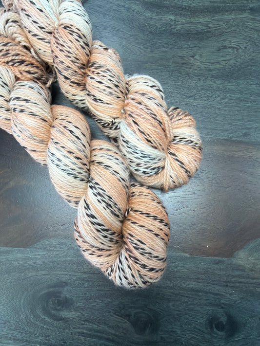 Yarn - Color: Peach Zebra