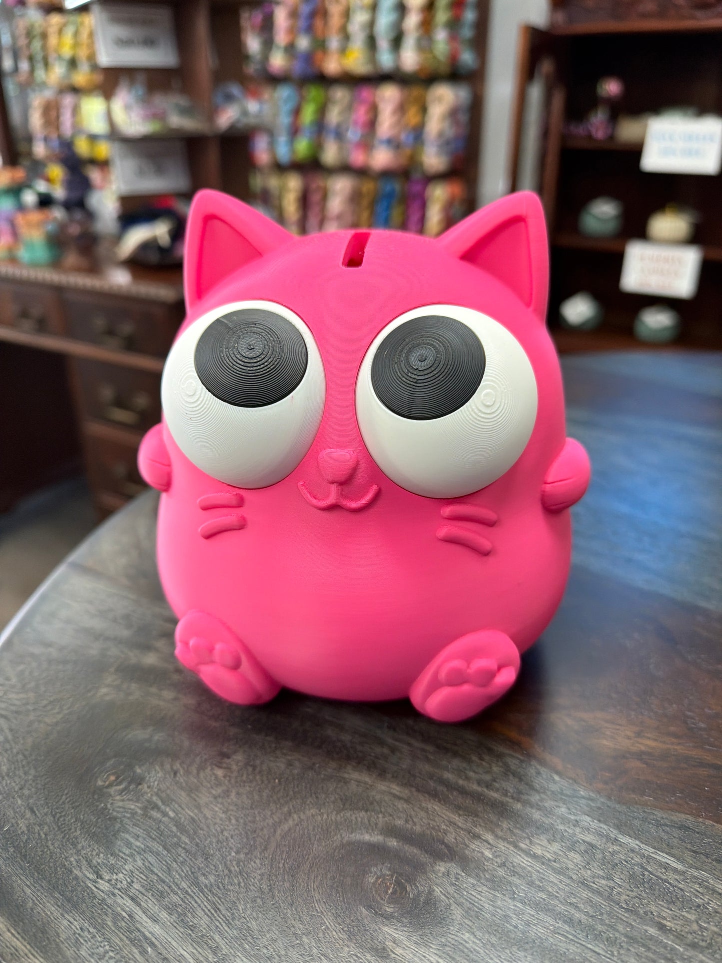 3-D Printed Chunky Cat Coin Bank