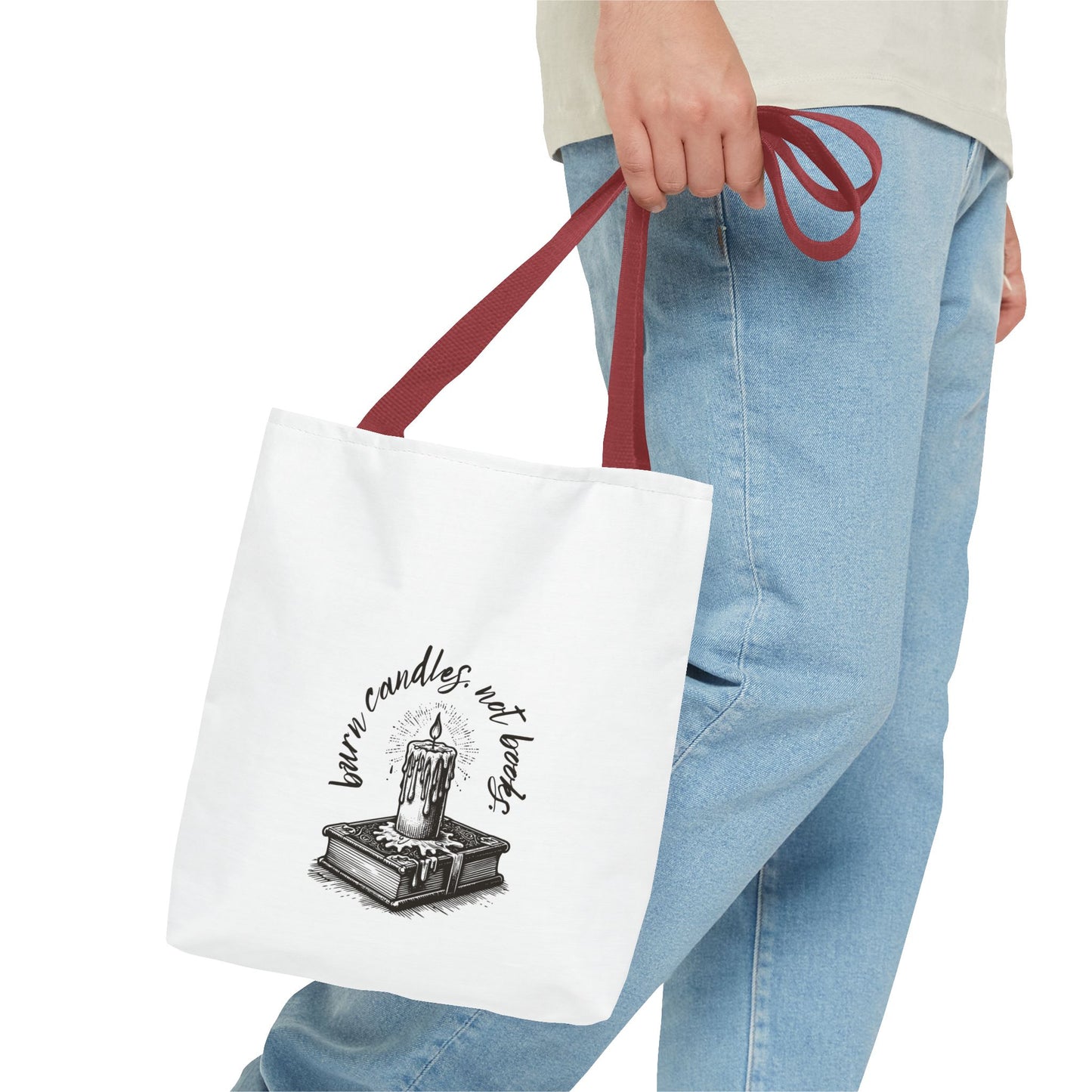 Tote Bag - Burn Candles, Not Books