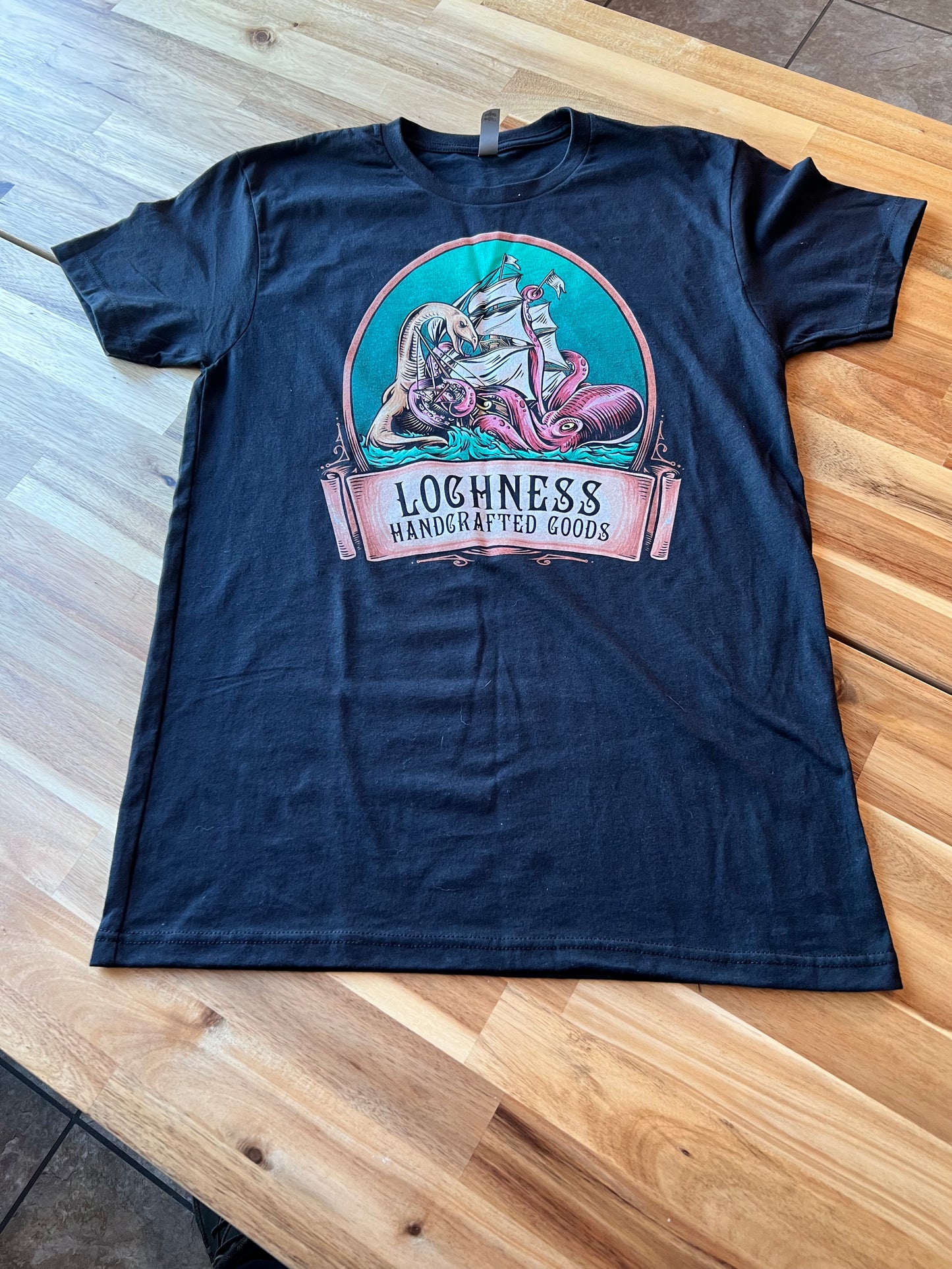 Black TShirt with Monster Logo