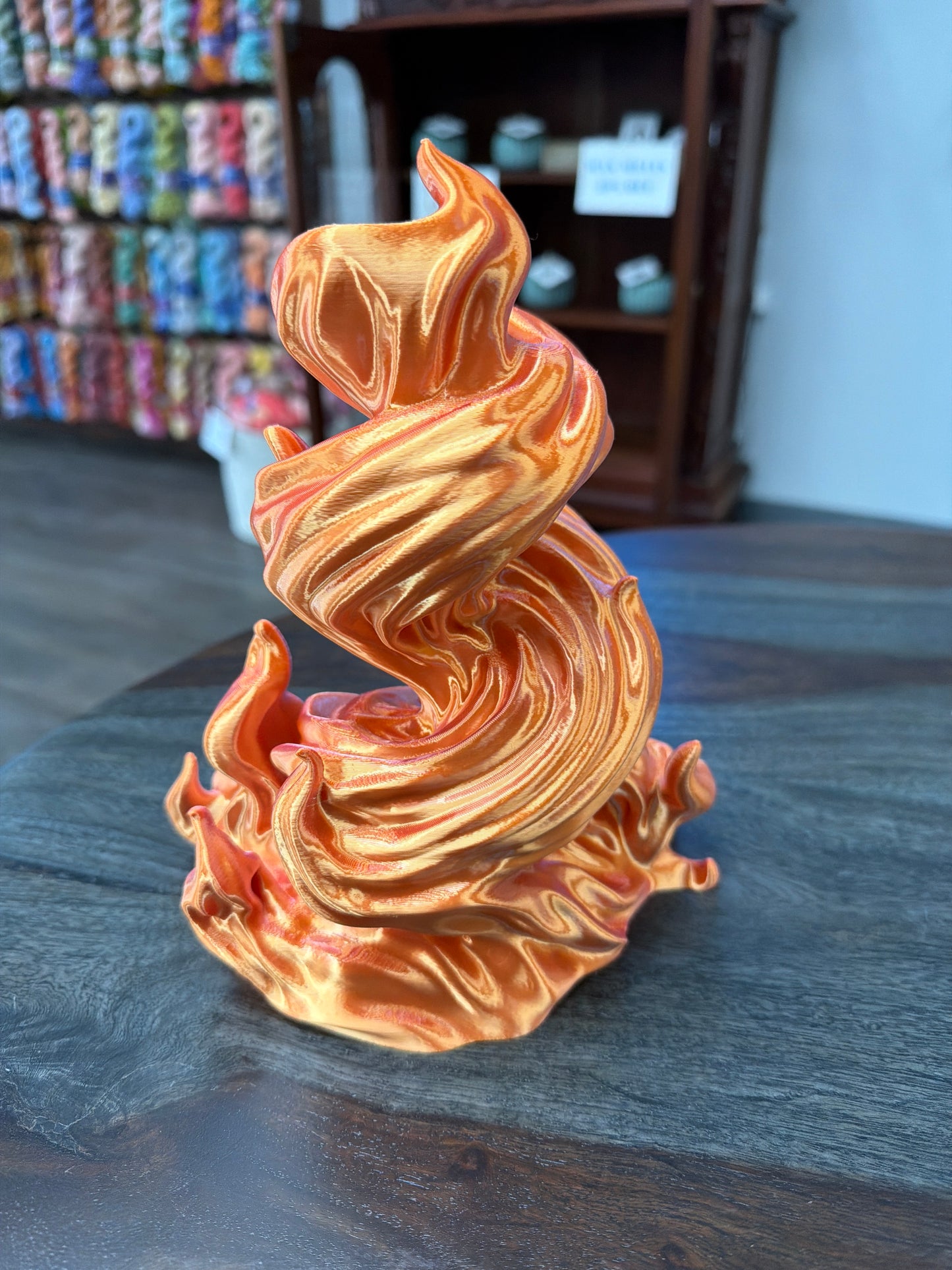 Dice Tower: Villain Flame in Orange/Pink Shift