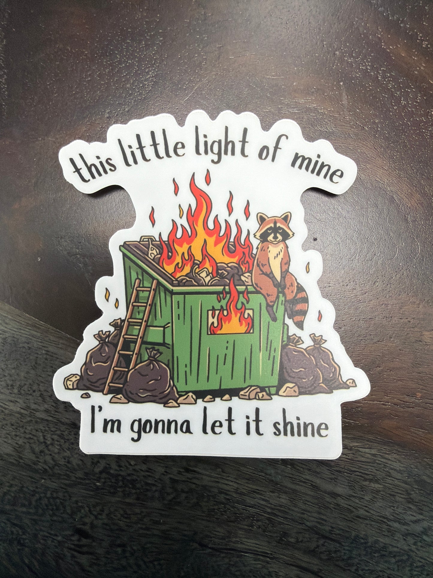 Sticker: Dumpster Fire