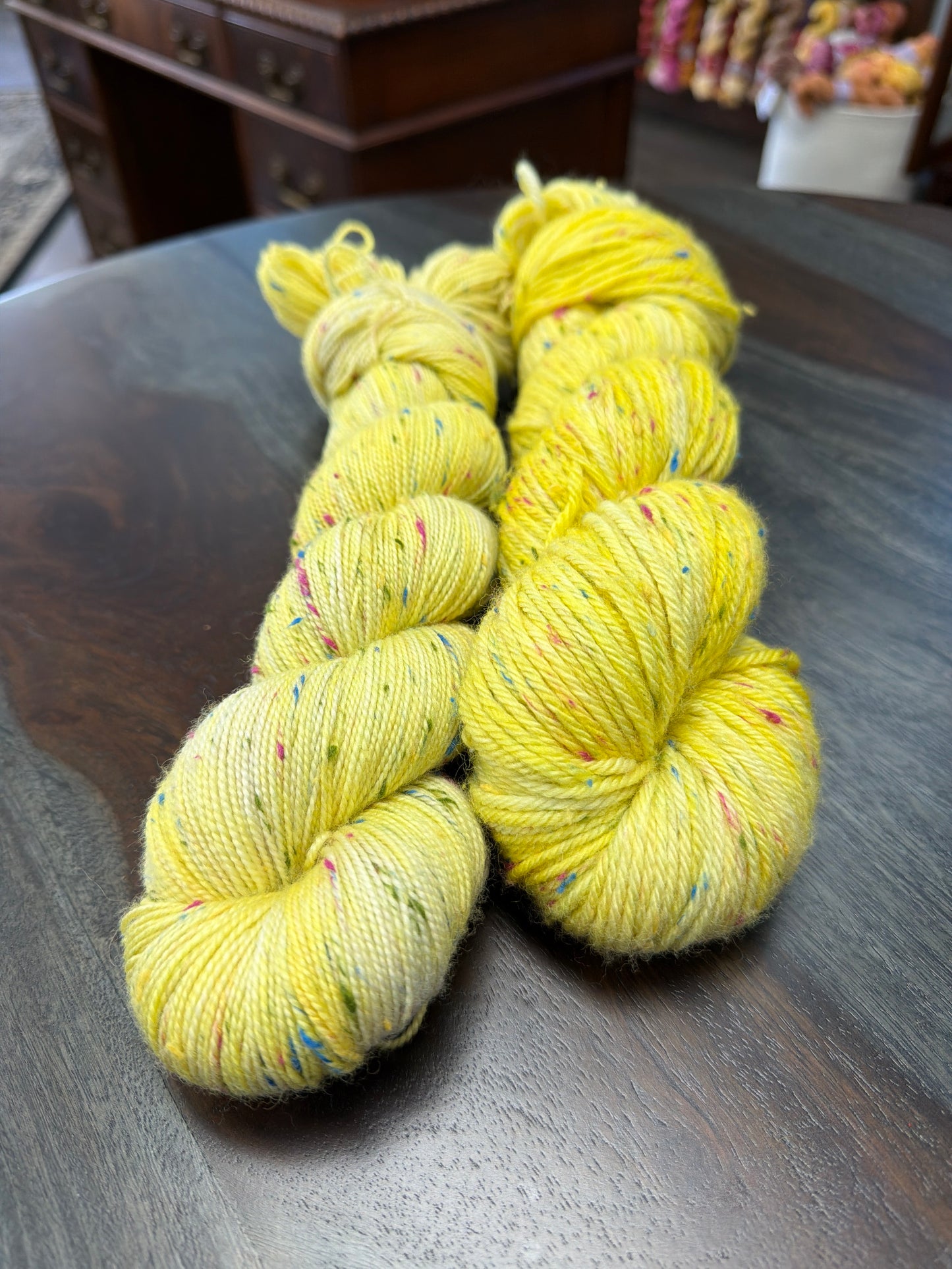 Yarn - Color: Yellow Funfetti