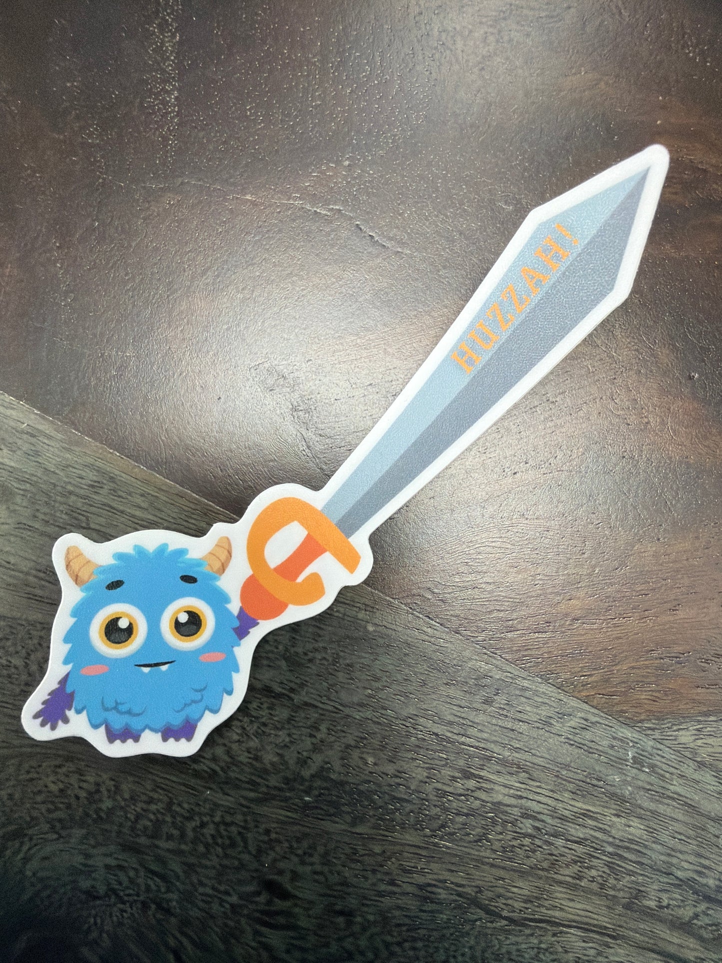 Sticker: Huzzah Monster