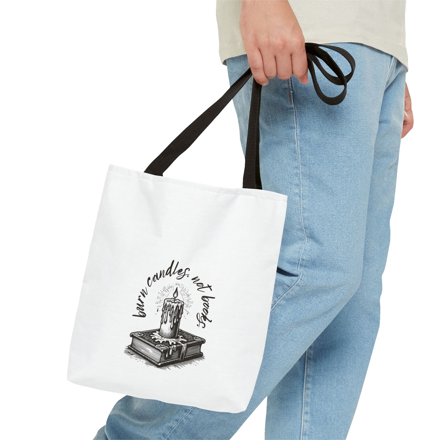 Tote Bag - Burn Candles, Not Books