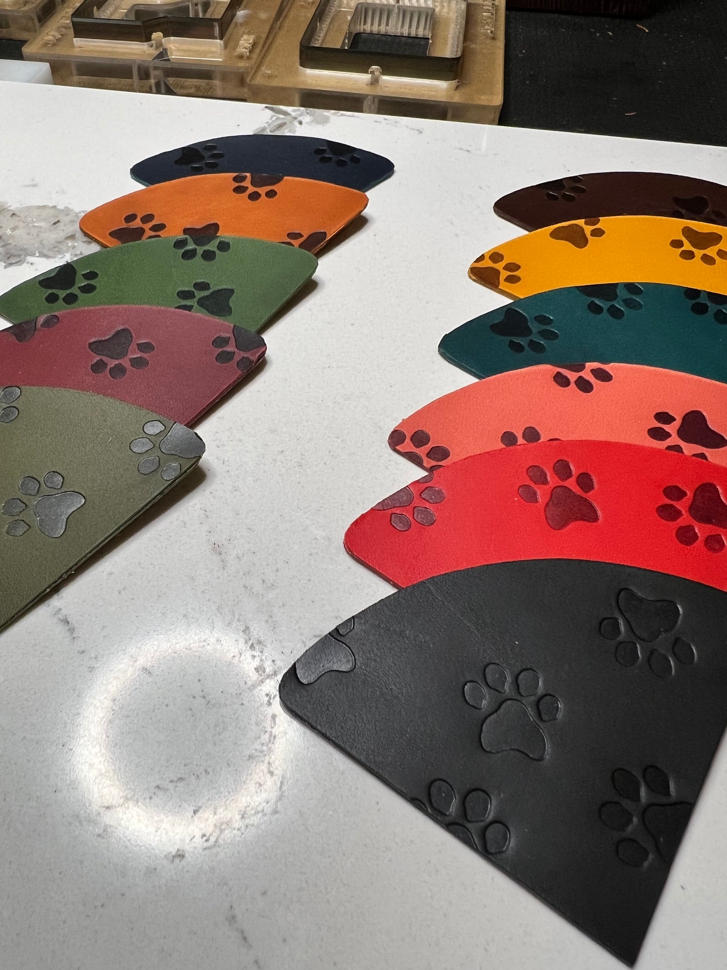 Leather Corner Bookmark