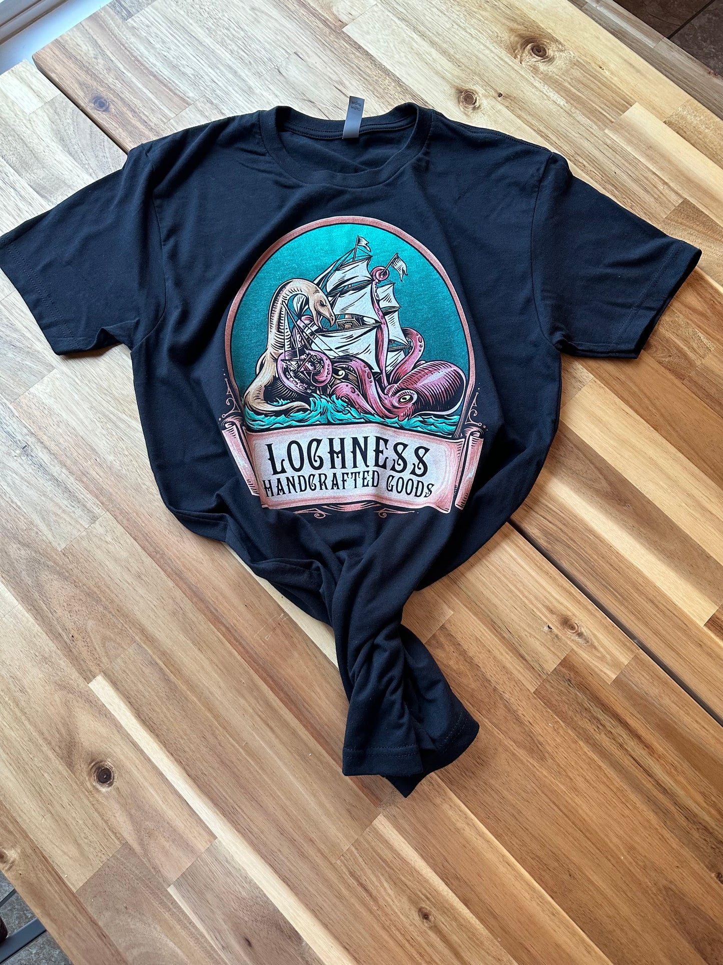 Black TShirt with Monster Logo