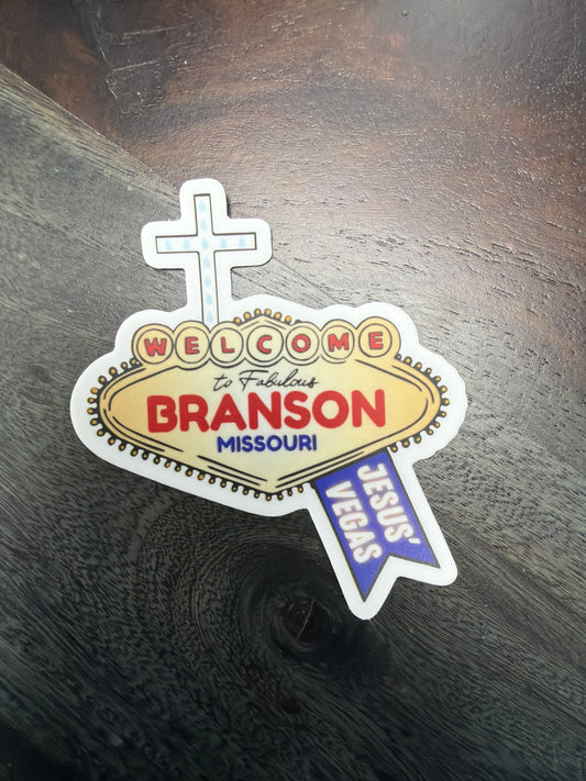 Sticker: Branson - Jesus’ Vegas