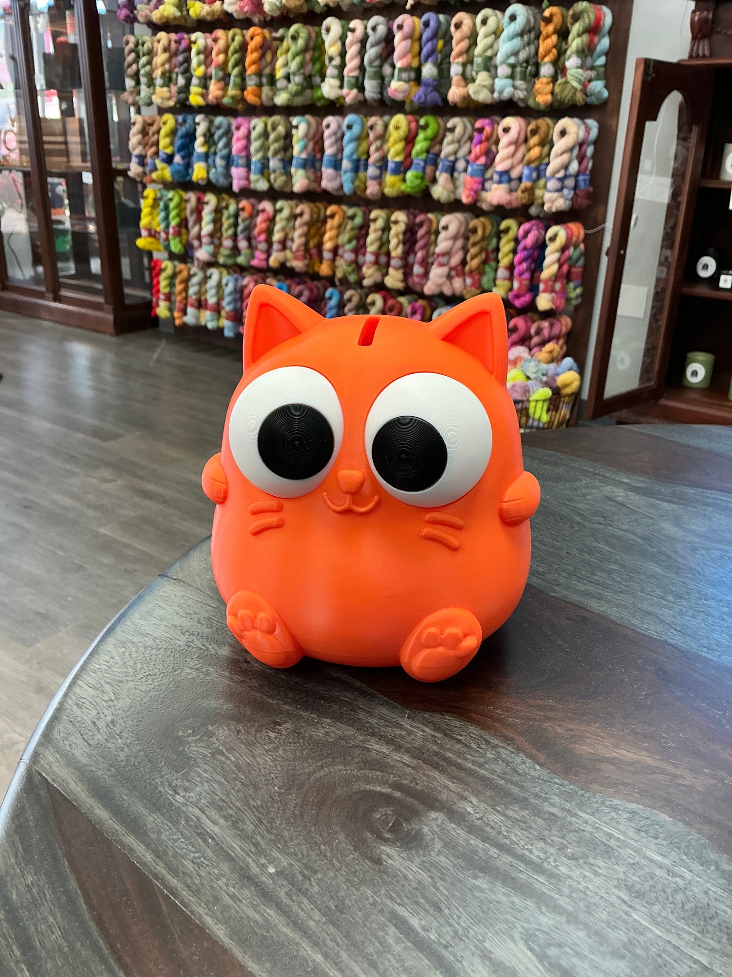 3-D Printed Chunky Cat Coin Bank