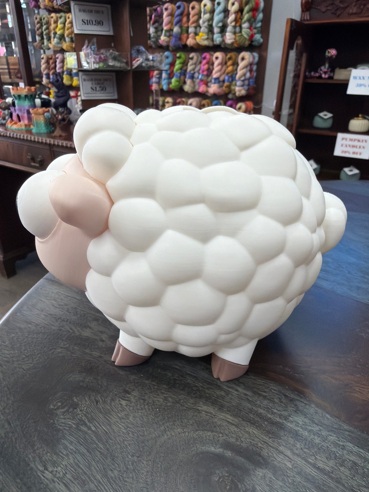3-D Printed Chunky Lamb Coin Bank