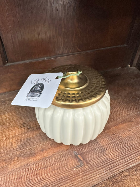 Cozy Autumn Pumpkin Candle