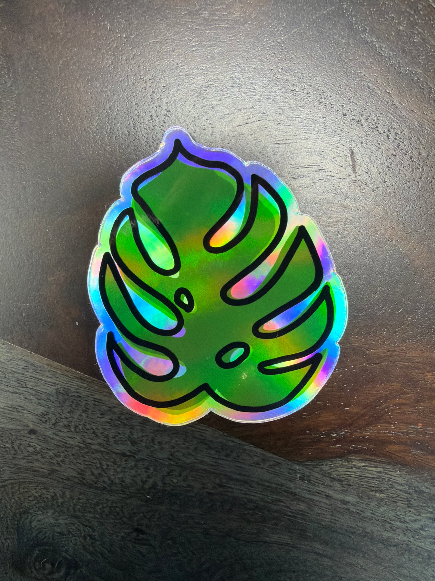 Sticker: Monstera Leaf