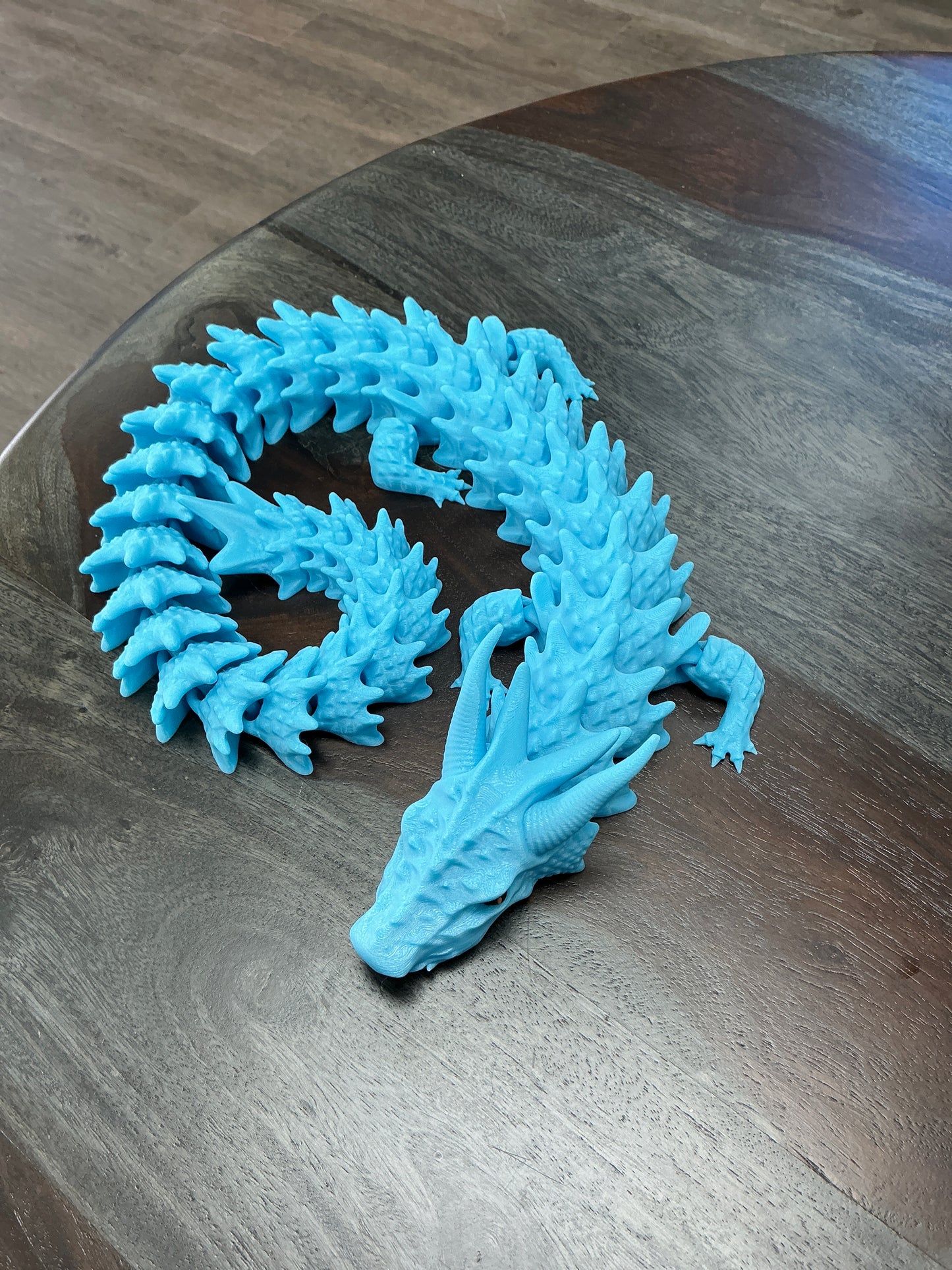 3-D Printed Glow-In-The-Dark Dragon