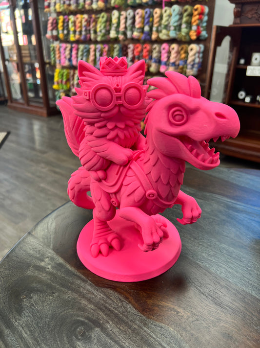 3-D Printed Donut & Mongo Statue