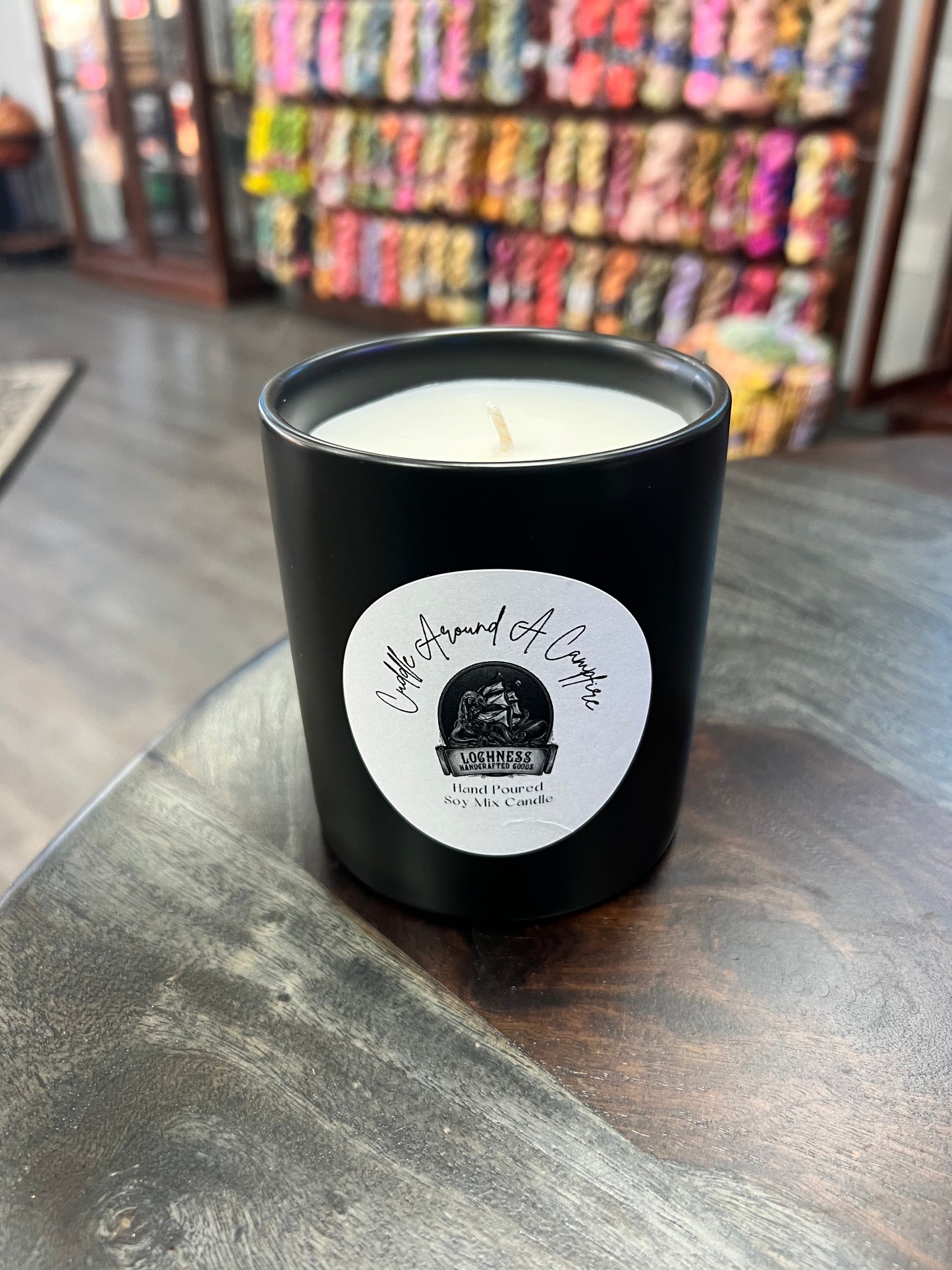 Cuddle Around A Campfire Candle