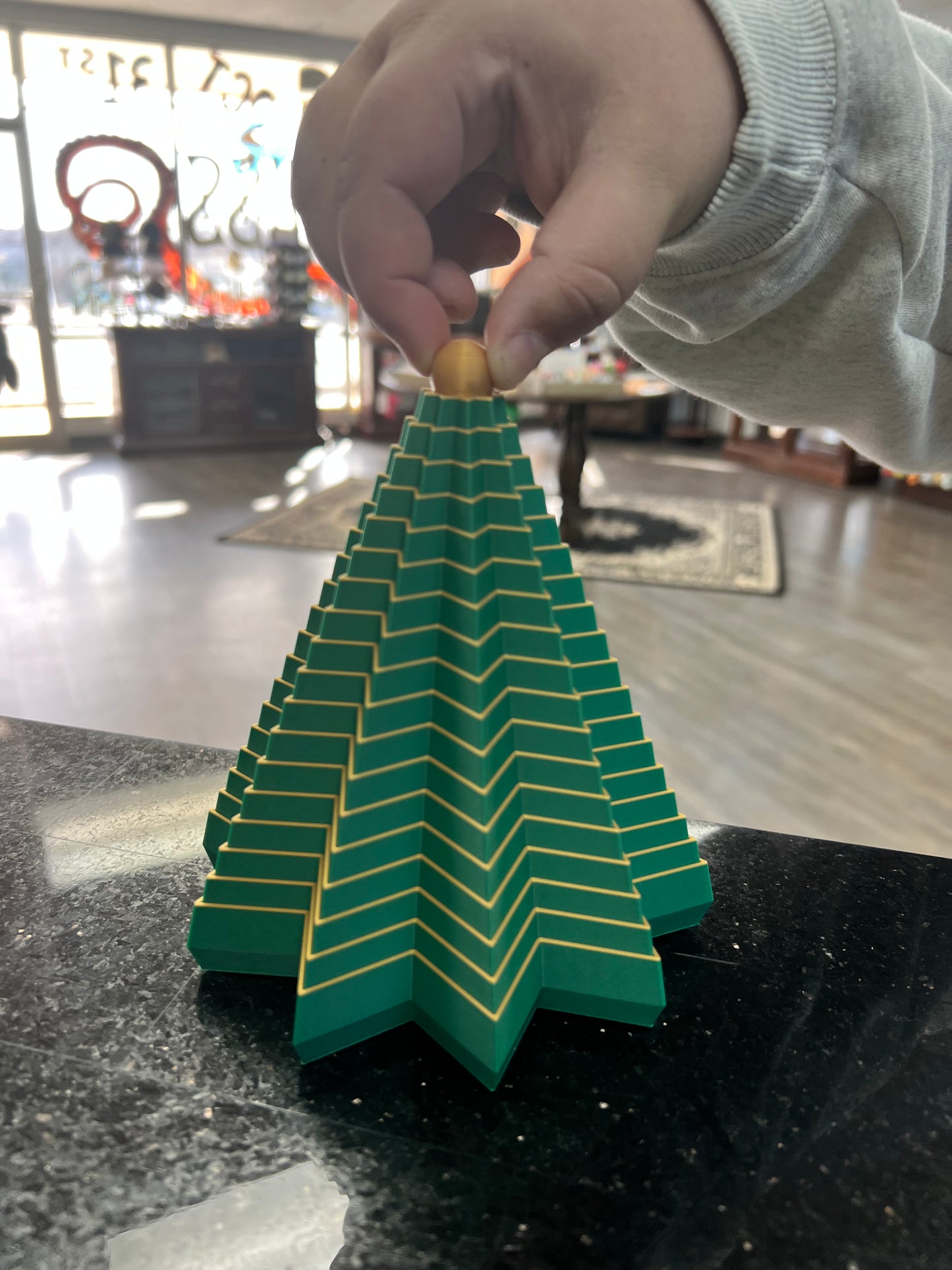 3-D Printed Collapsing Christmas Tree