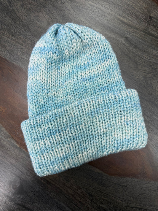 Beanie: Ice Blue Shimmer