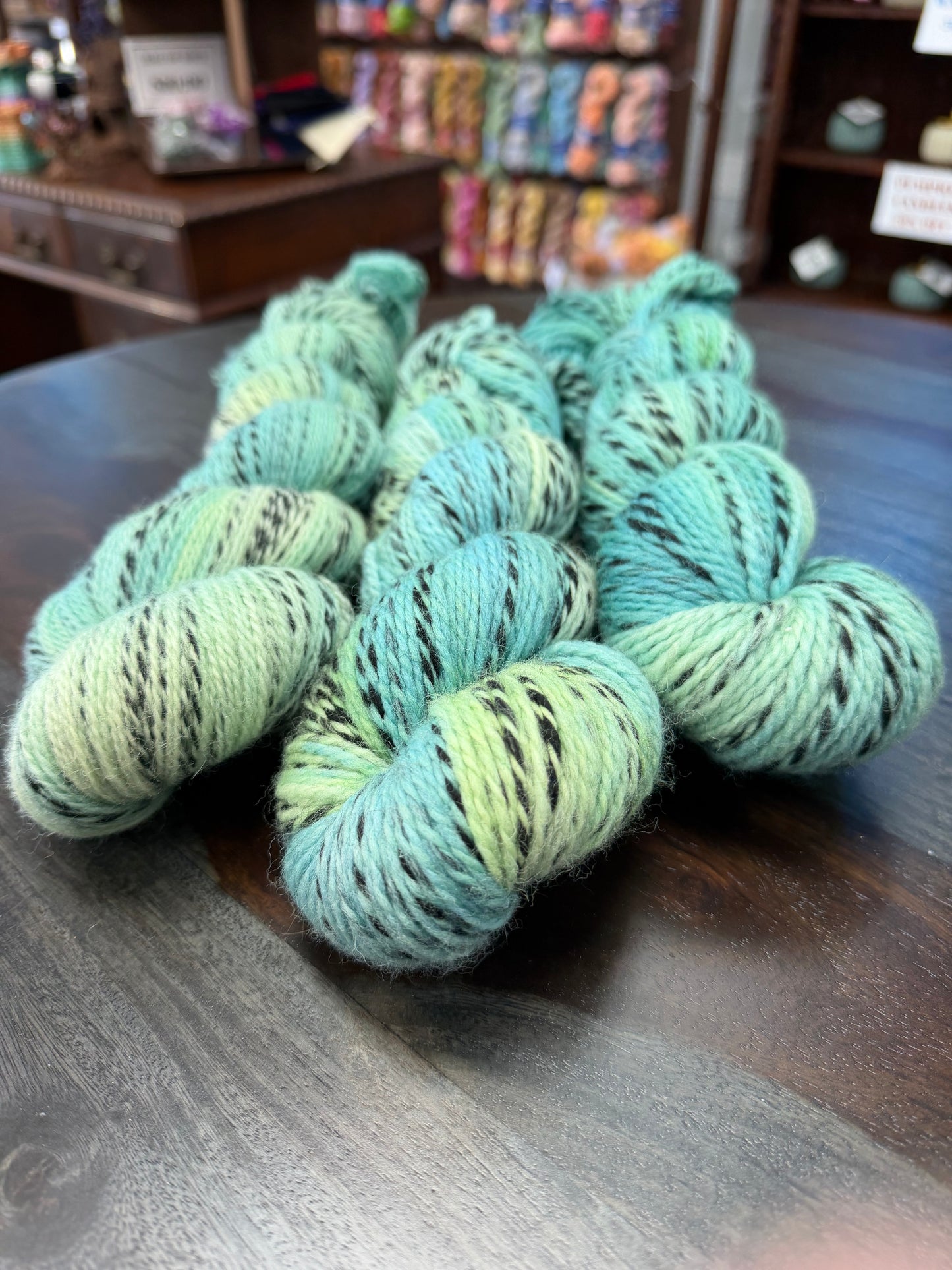 Yarn - Color: Seafoam Zebra