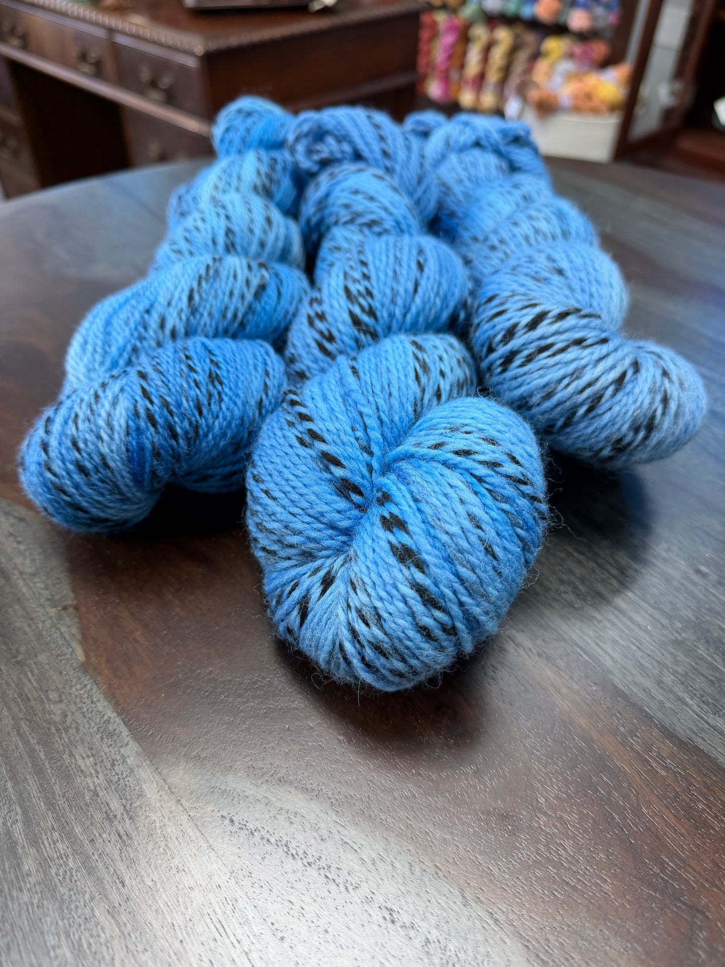 Yarn - Color: Bright Blue Zebra