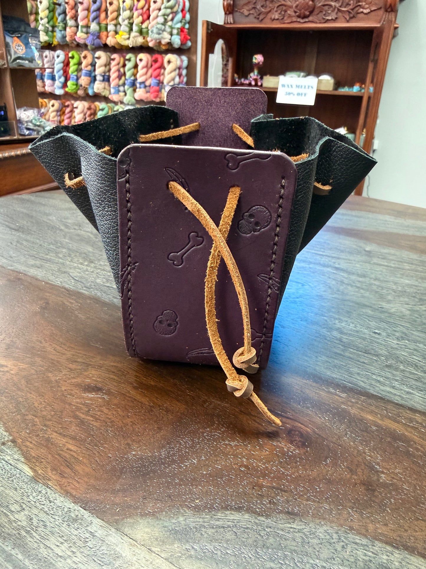 Leather Dice Bag - The Matron