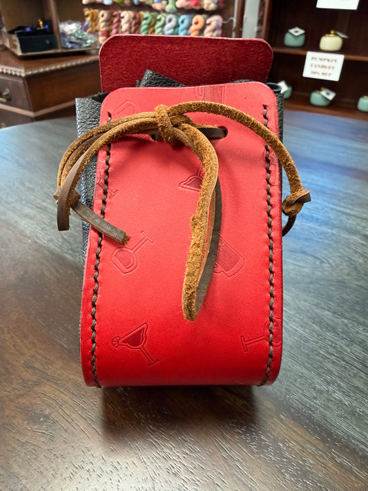 Leather Dice Bag - The Tavern