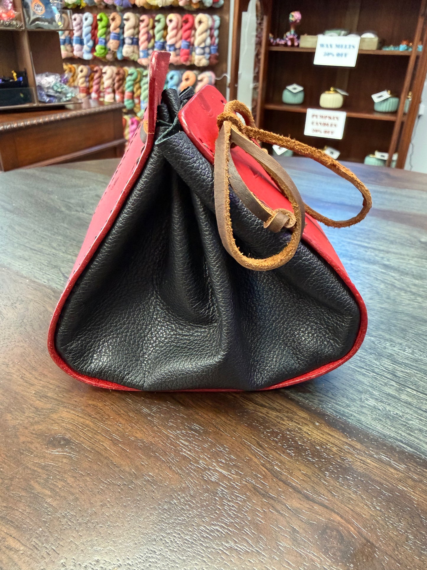 Leather Dice Bag - The Tavern