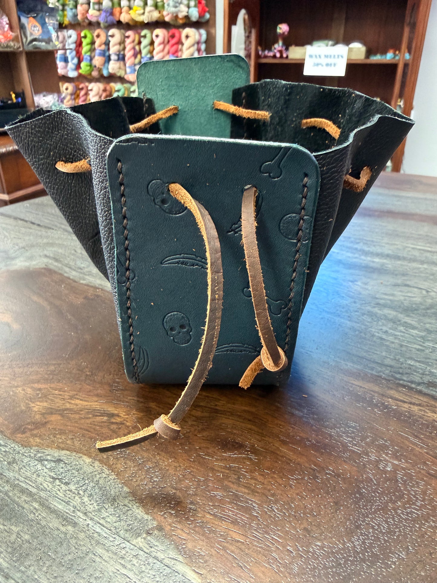 Leather Dice Bag - The Matron