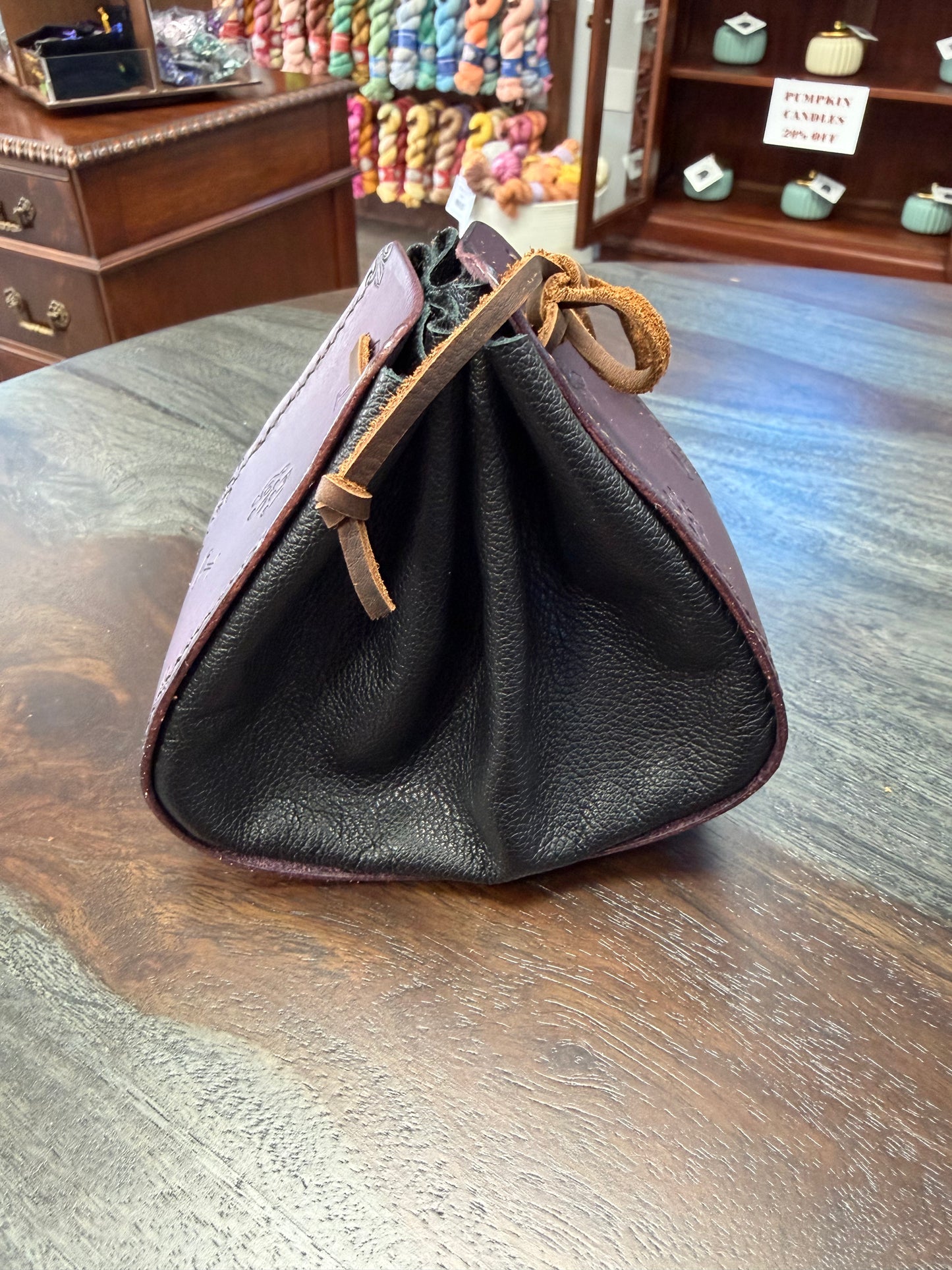 Leather Dice Bag - The Bard