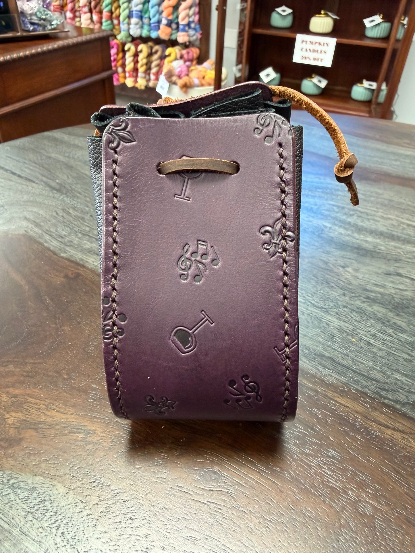 Leather Dice Bag - The Bard