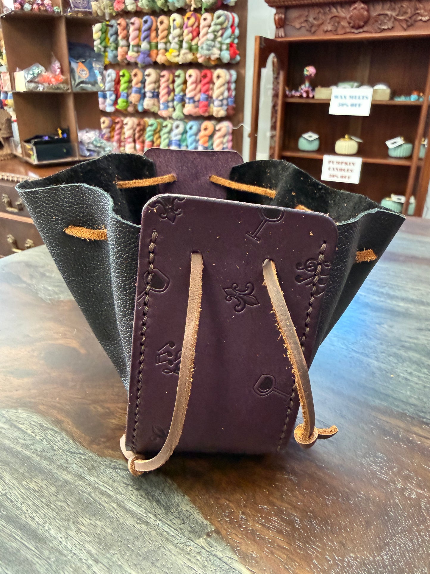 Leather Dice Bag - The Bard