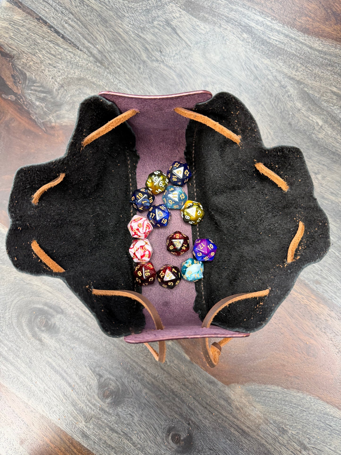 Leather Dice Bag - The Bard