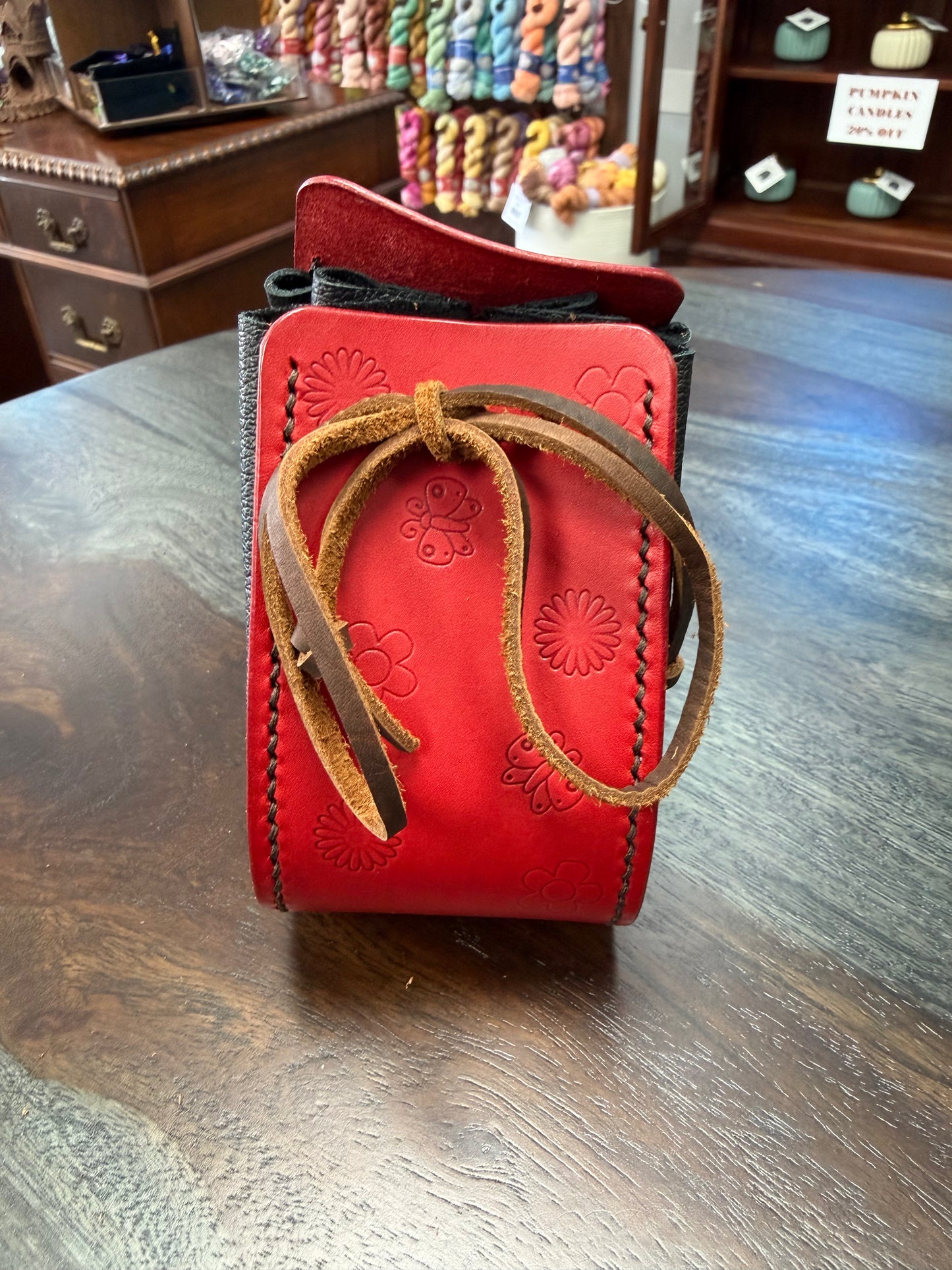 Leather Dice Bag - The Cutesy Druid