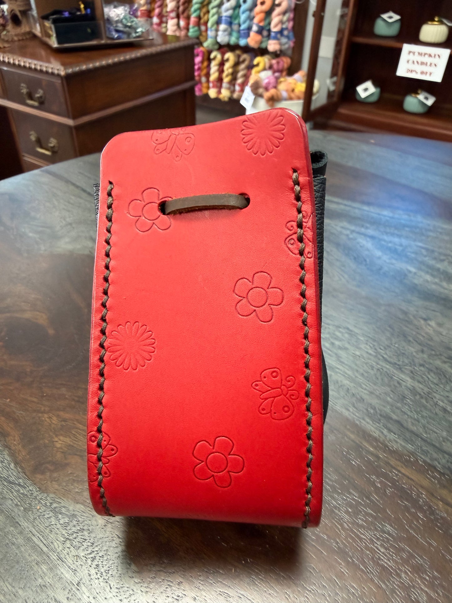 Leather Dice Bag - The Cutesy Druid