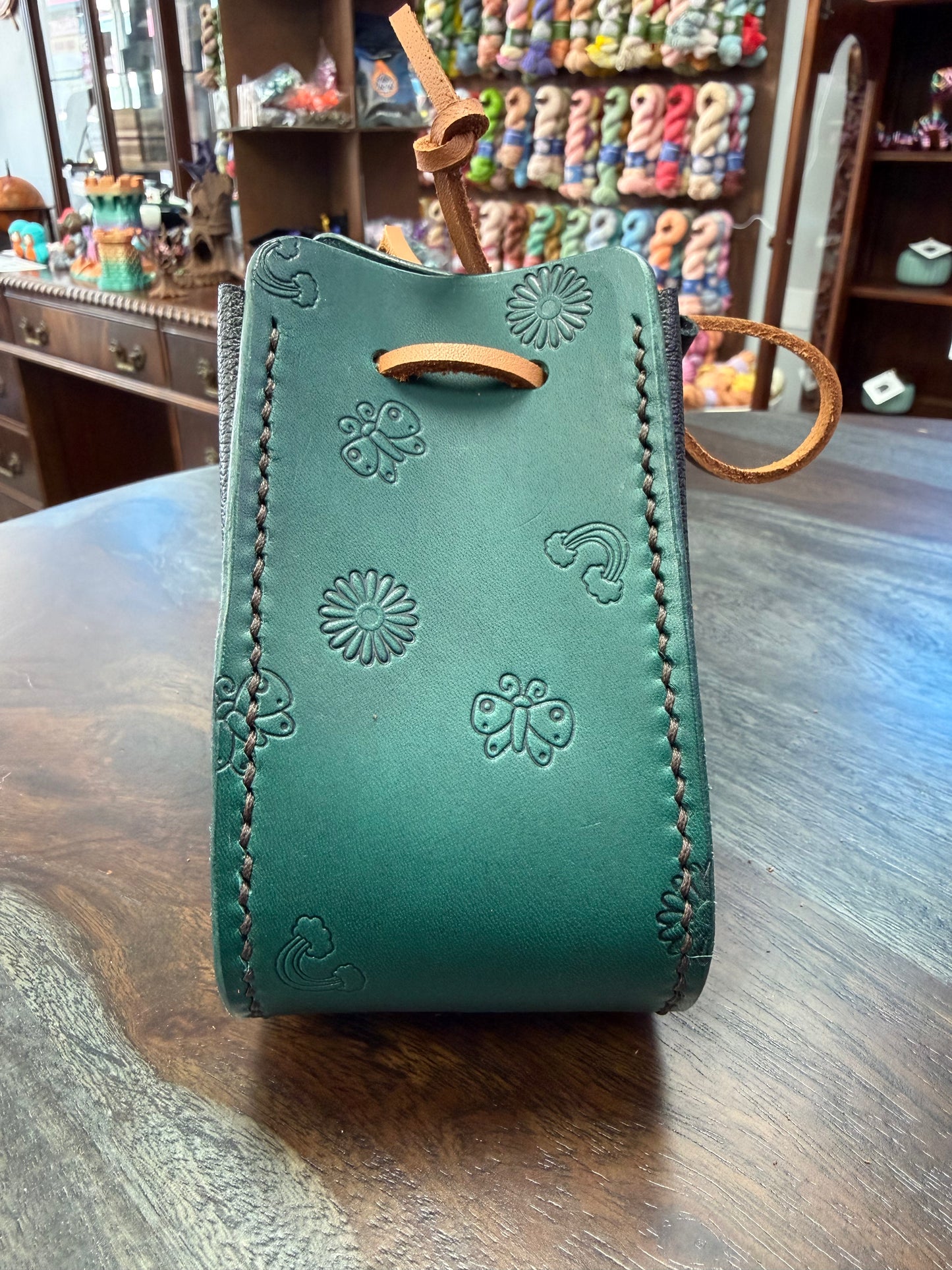 Leather Dice Bag - The Cutesy Druid