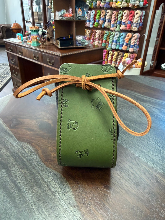 Leather Dice Bag - The Druid