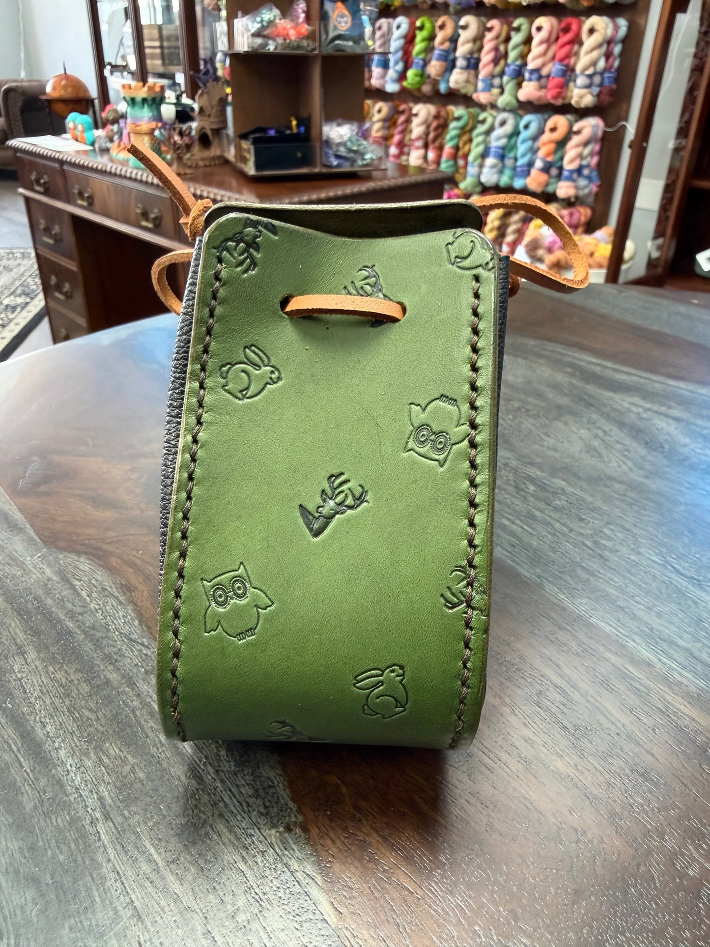 Leather Dice Bag - The Druid