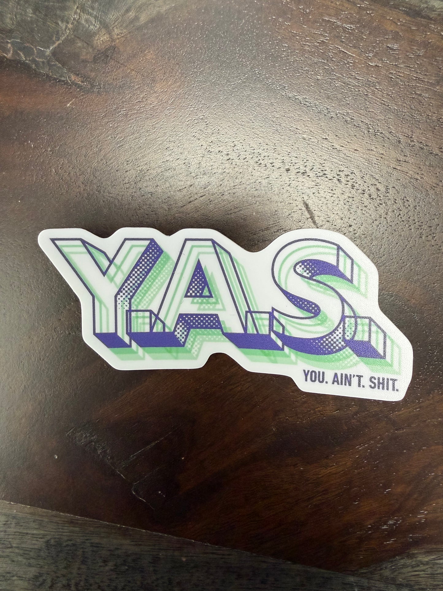 Sticker: YAS
